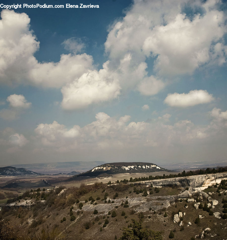 Cloud, Cumulus, Sky, Azure Sky, Outdoors, Landscape, Nature