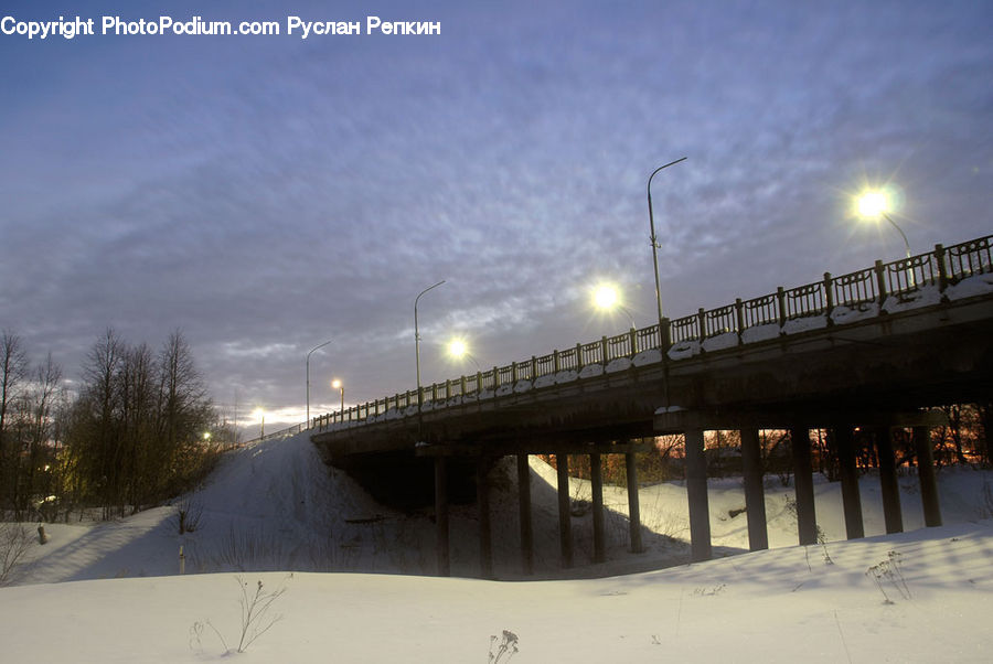 Dock, Pier, Blizzard, Outdoors, Snow, Weather, Winter
