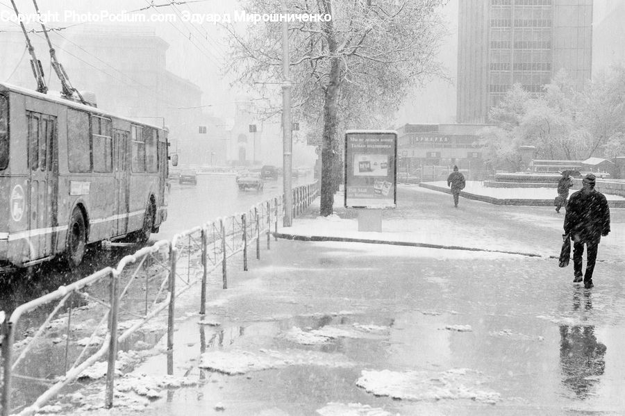 Transportation, Cable Car, Streetcar, Trolley, Vehicle, Drawing, Sketch