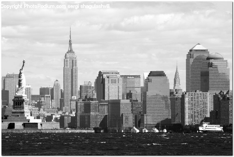 Architecture, City, Downtown, High Rise, Skyscraper, Urban, Building