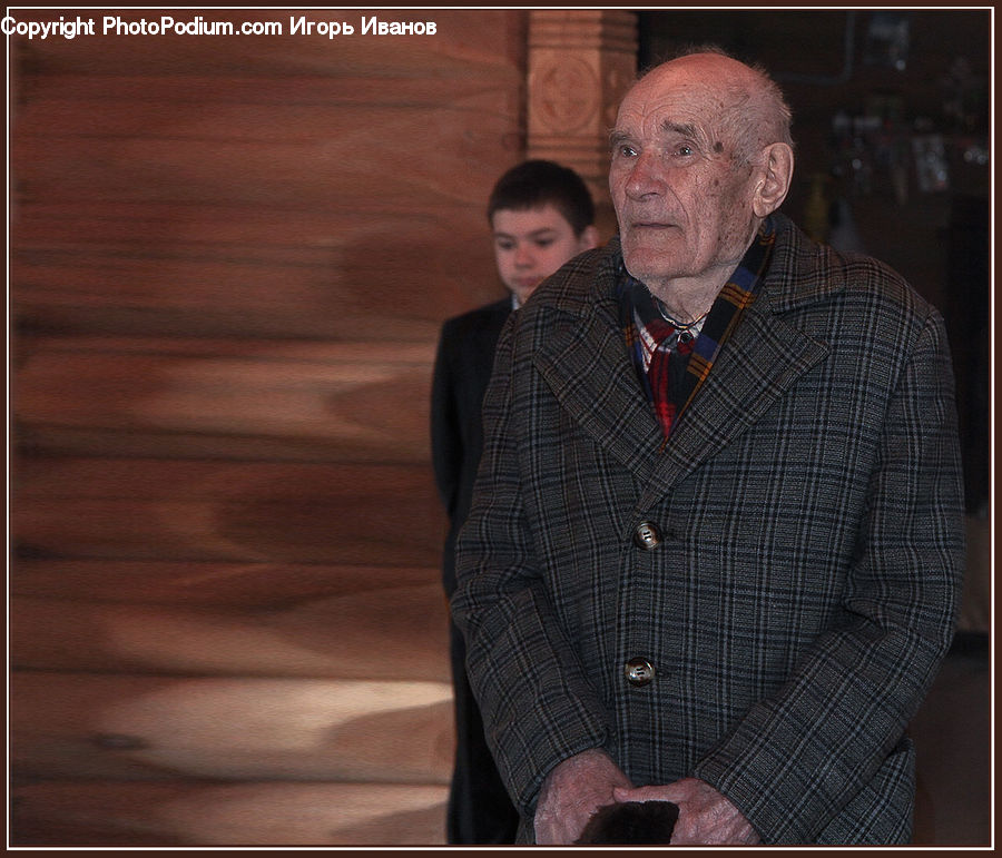 People, Person, Human, Coat, Overcoat, Reception Room, Room