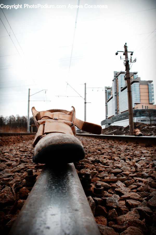 Pipeline, Bulldozer, Tractor, Vehicle, Rock, Brick, Footwear