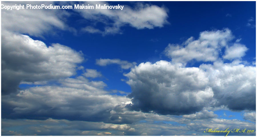 Cloud, Cumulus, Sky, Azure Sky, Outdoors