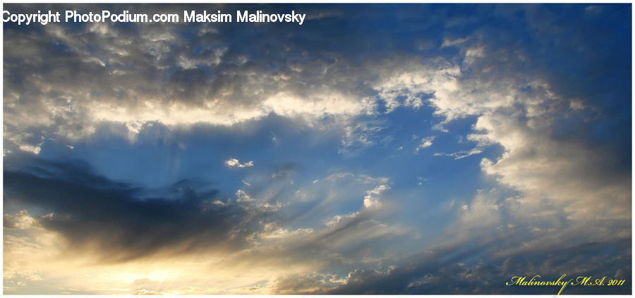 Azure Sky, Cloud, Outdoors, Sky, Flare, Light, Sunlight