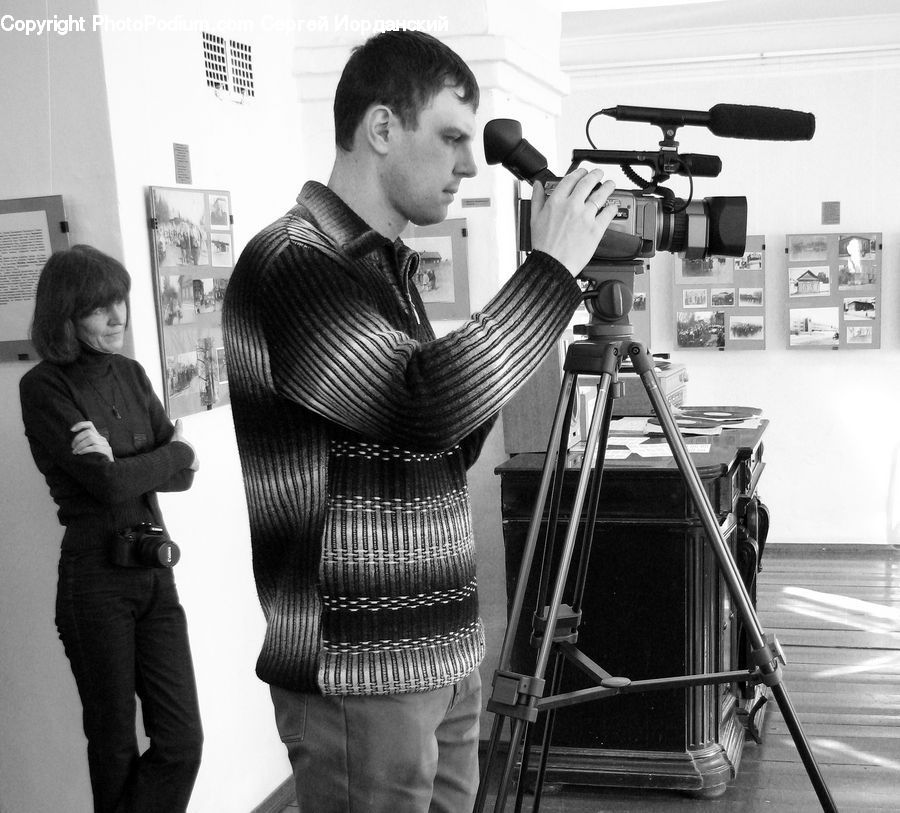 Human, People, Person, Tripod, Camera, Electronics, Video Camera