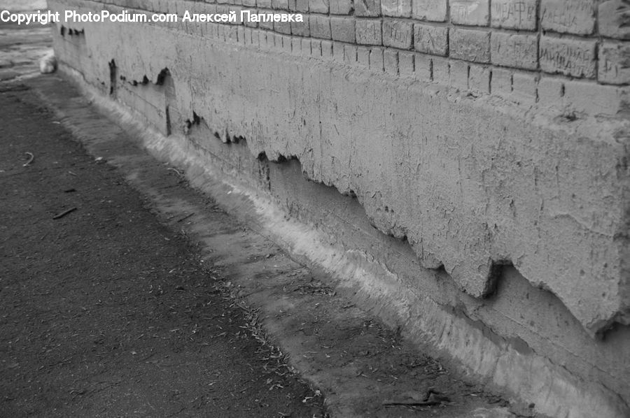 Fence, Wall, Road, Outdoors, Sand, Soil, Asphalt