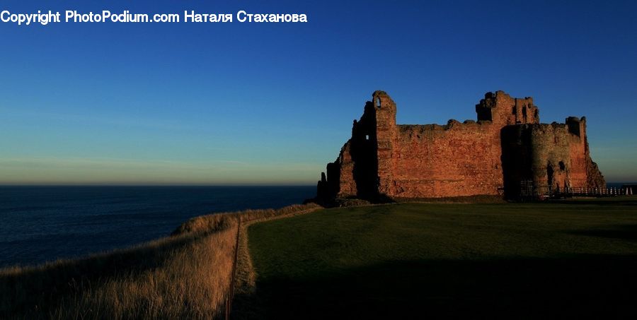 Architecture, Castle, Fort, Ruins, Outdoors, Beacon, Building