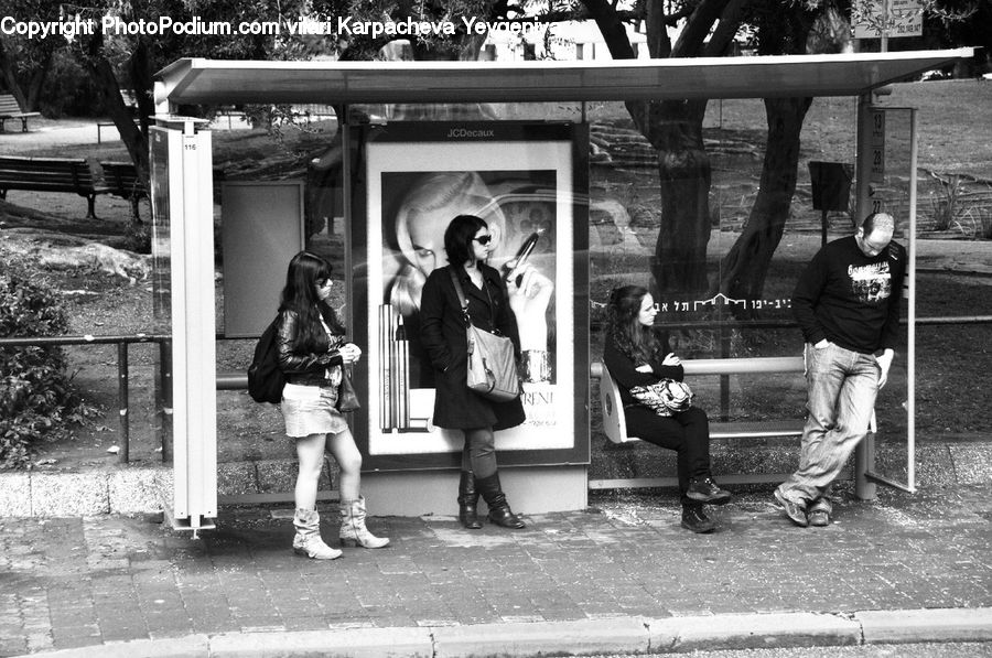 Human, People, Person, Bench, Park Bench, Closet, Kiosk