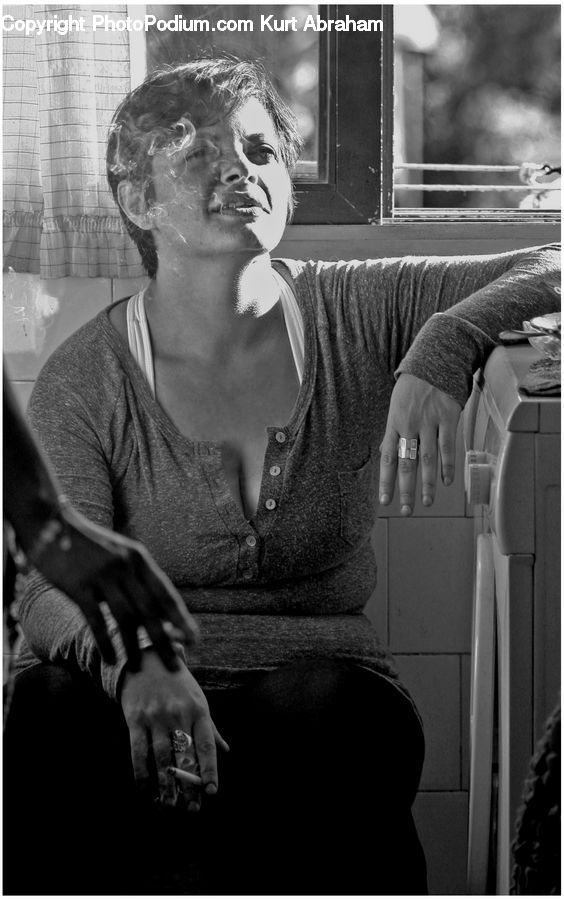People, Person, Human, Portrait, Performer, Chair