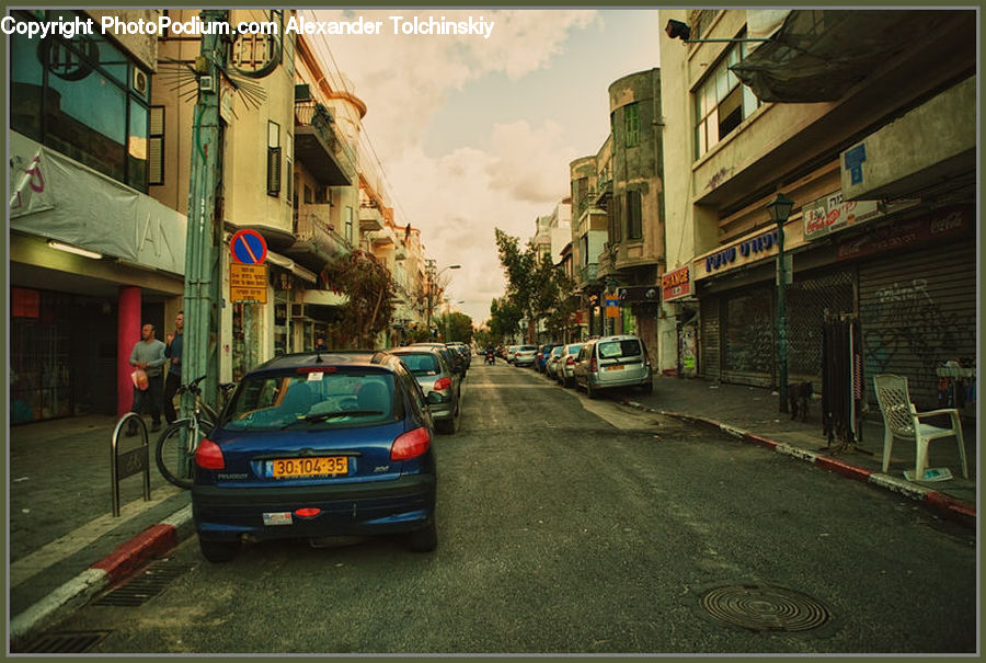 Road, Street, Town, Automobile, Car, Vehicle, Cobblestone