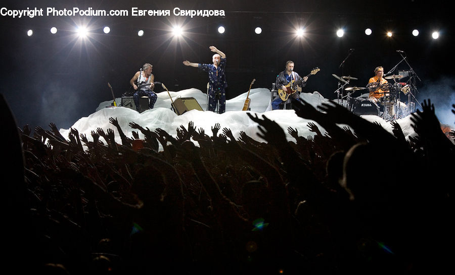 Musical Instrument, Musician, Performer, Person, Stage, Concert, Rock Concert