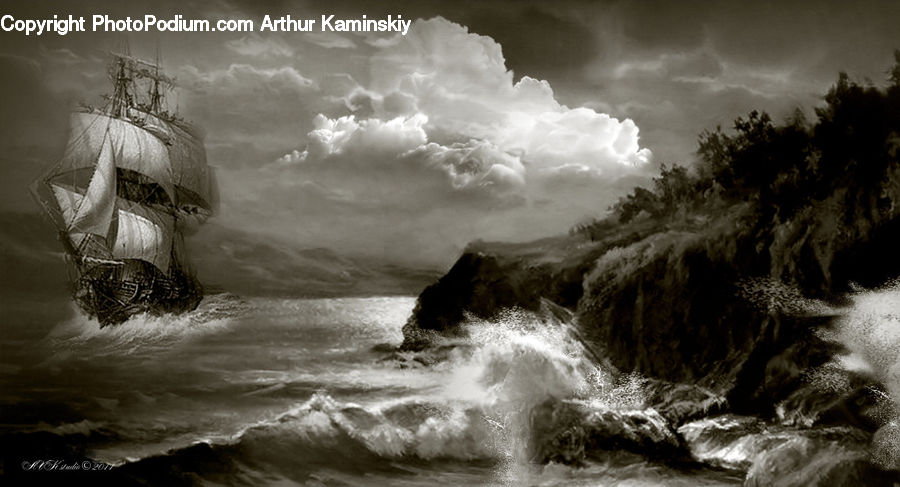 Outdoors, Storm, Weather, Sea, Sea Waves, Water, Ocean