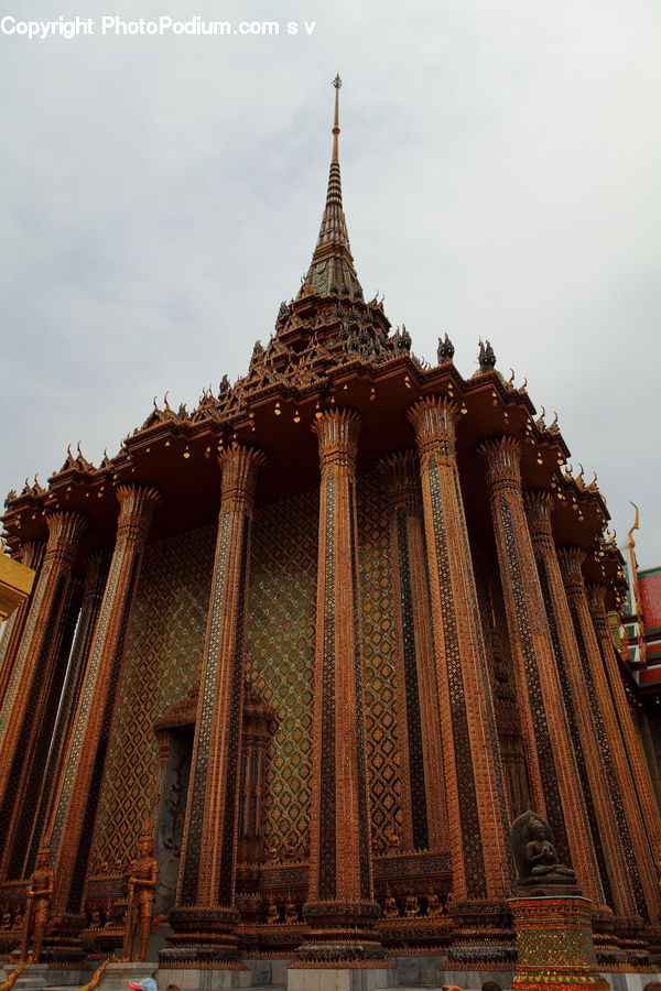 Architecture, Shrine, Temple, Worship, Building, Column, Pillar