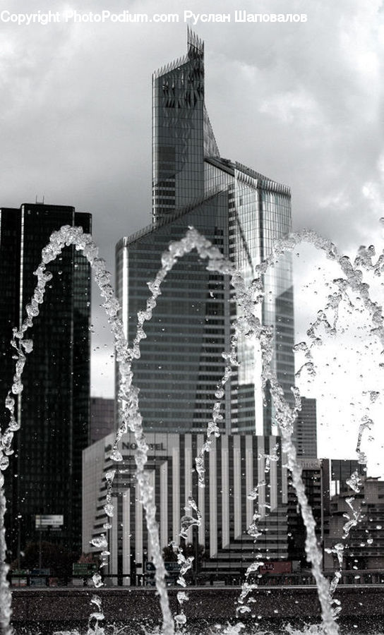 Architecture, City, Downtown, High Rise, Skyscraper, Urban, Court