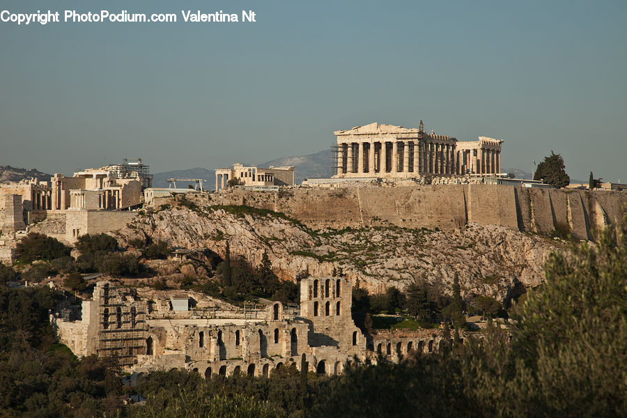 Architecture, Column, Parthenon, Temple, Worship, Ruins, Castle