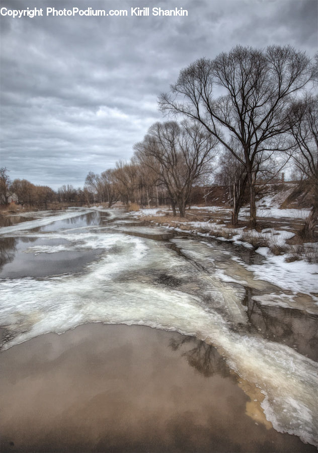 Flood, Creek, Outdoors, River, Water, Waterfall, Sea