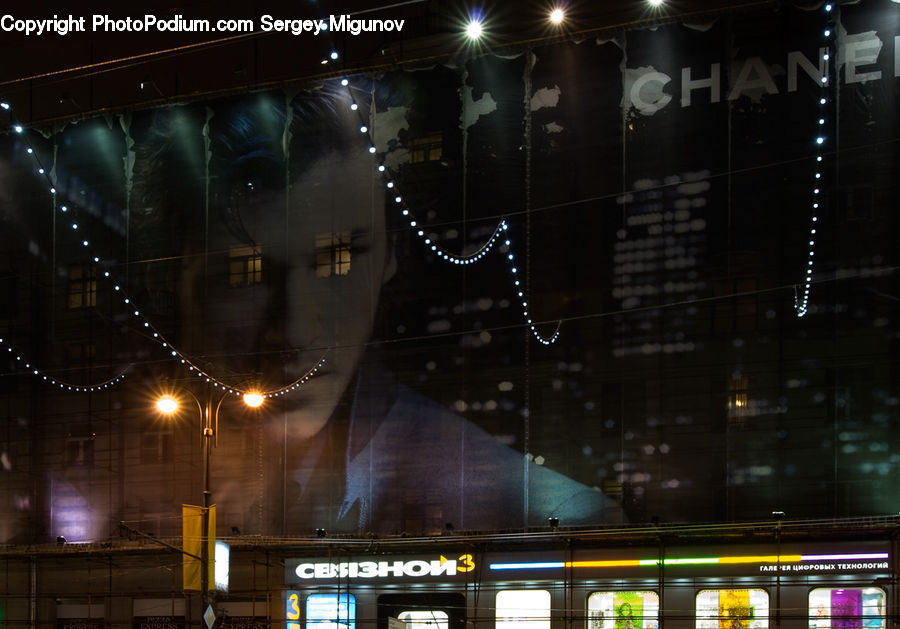 Lighting, Stage, City, Downtown, Metropolis, Urban, Subway