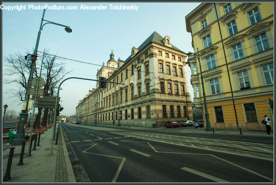 Asphalt, Tarmac, Building, Road, Street, Town, City