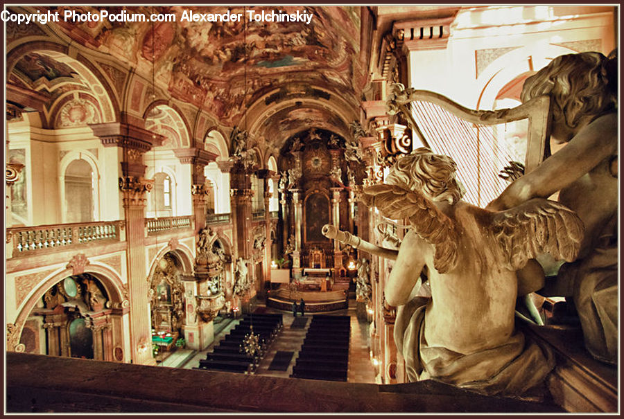 People, Person, Human, Art, Gargoyle, Statue, Arch