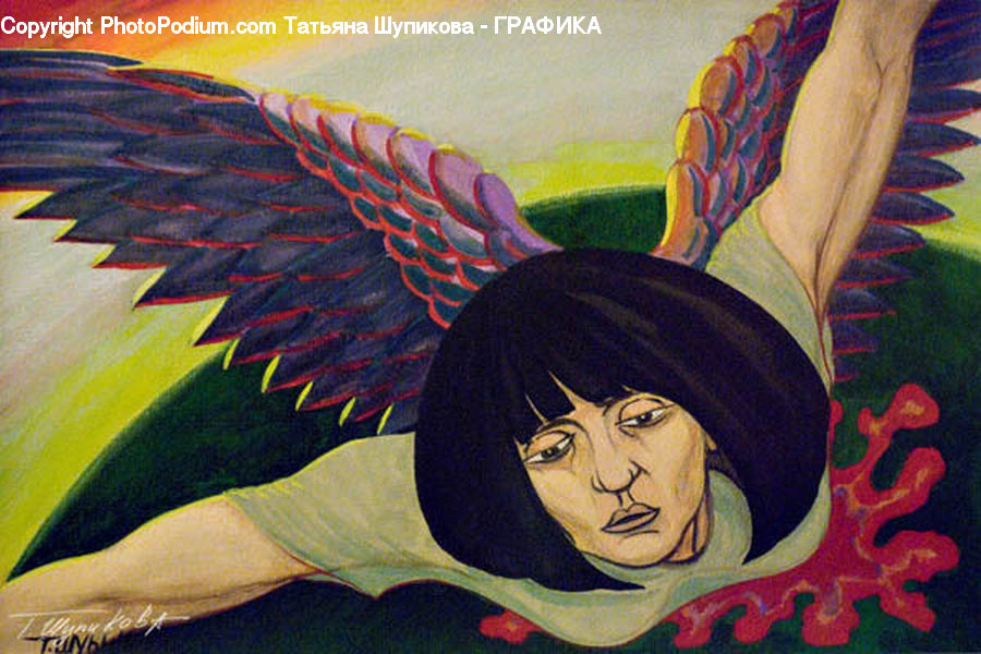 People, Person, Human, Art, Painting, Drawing, Modern Art