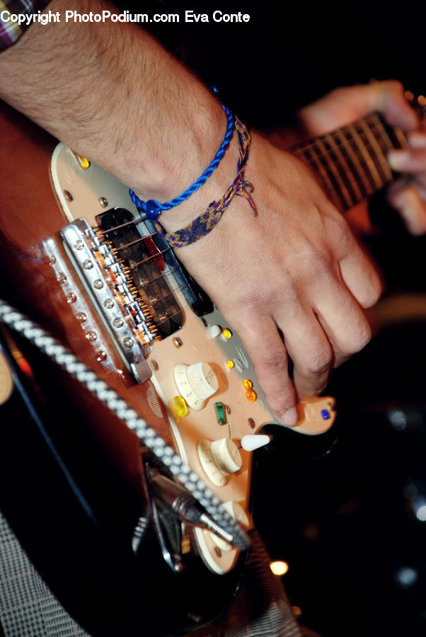 People, Person, Human, Electric Guitar, Guitar, Musical Instrument, Accessories