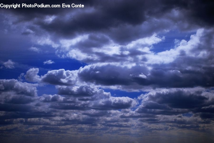 Azure Sky, Cloud, Outdoors, Sky, Cumulus