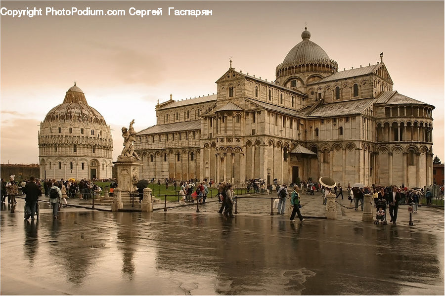 Architecture, Cathedral, Church, Worship, Downtown, Plaza, Town Square