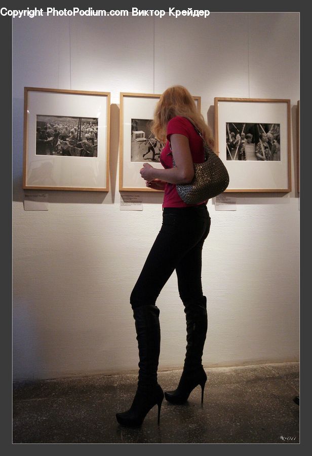 People, Person, Human, Pants, Tights, Blonde, Female