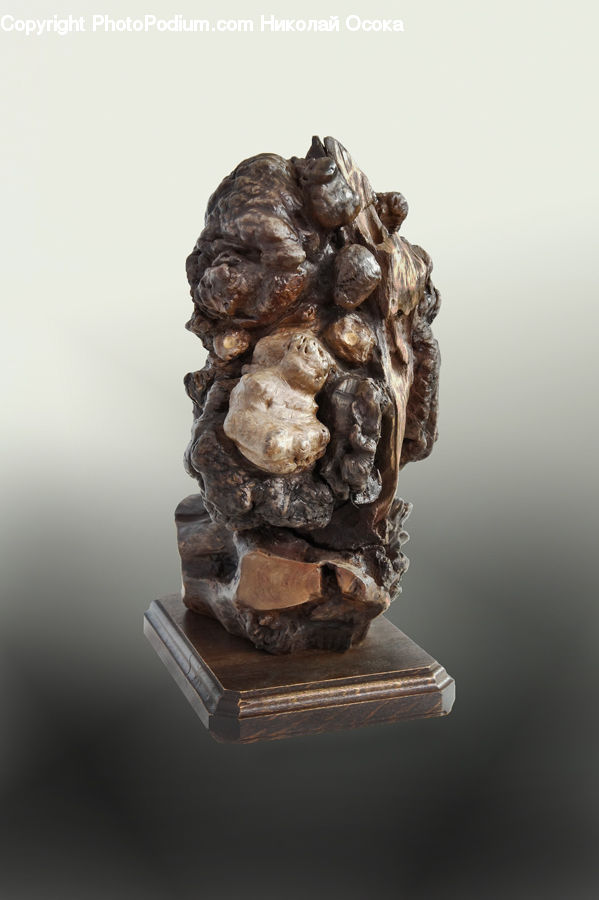 Chocolate, Dessert, Food, Crystal, Bust, Figurine, Head