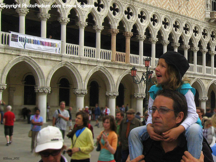 People, Person, Human, Crowd, Architecture, Downtown, Plaza