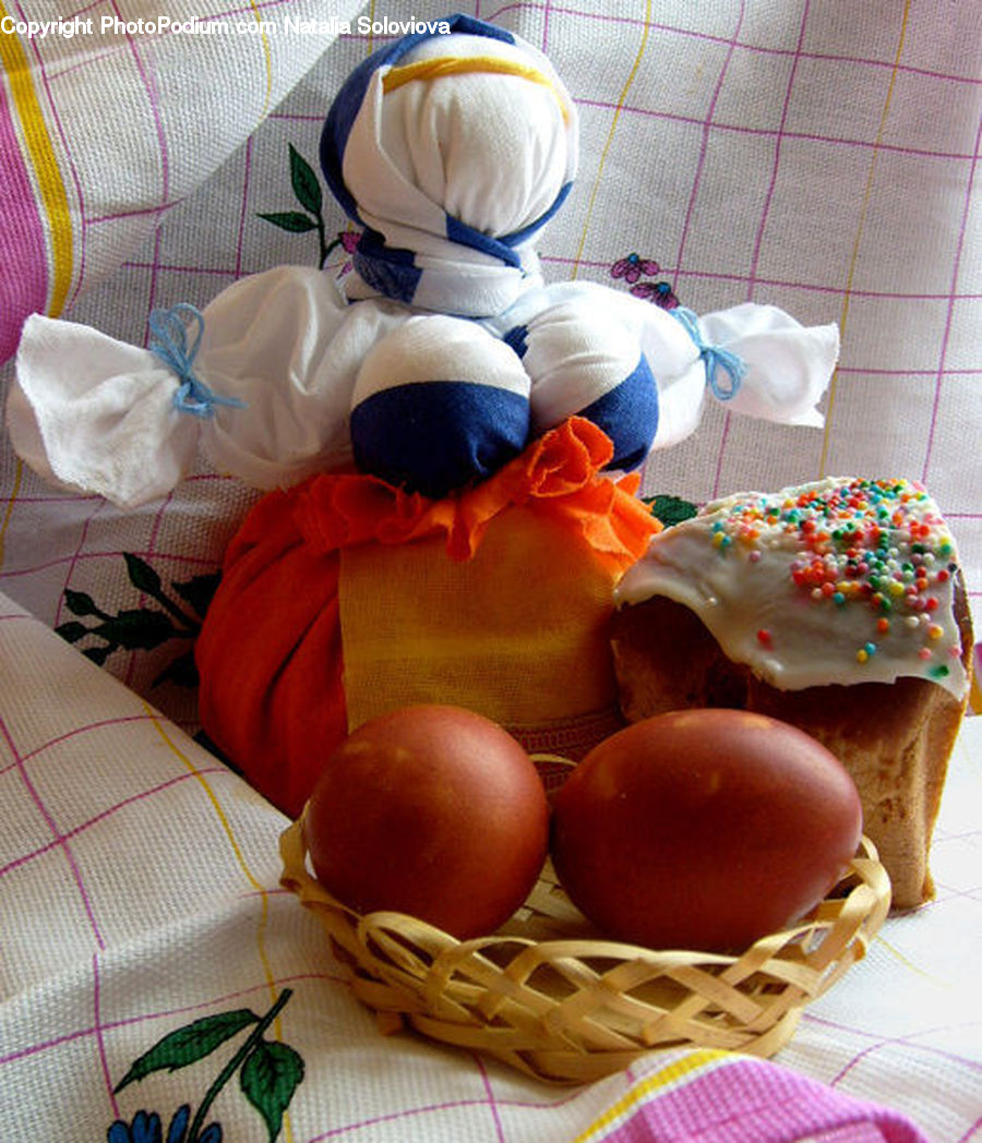 Donut, Food, Teddy Bear, Toy, Cake, Dessert, Blanket