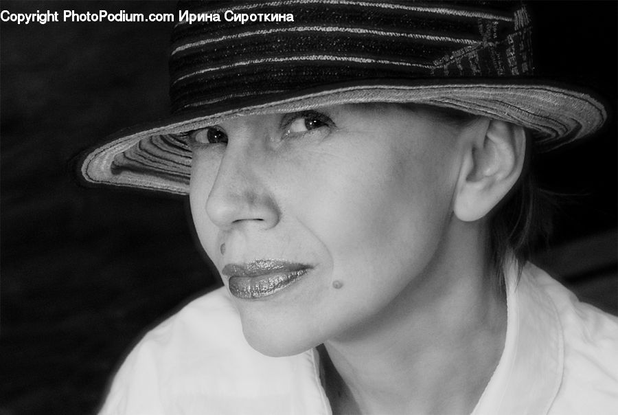 People, Person, Human, Portrait, Female, Hat