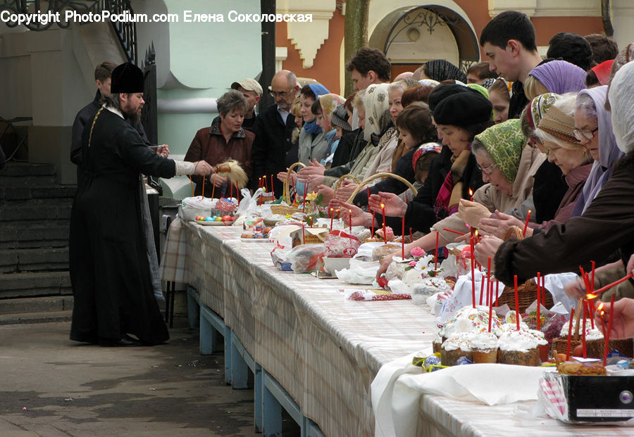 Human, People, Person, Cake, Dessert, Food, Buffet