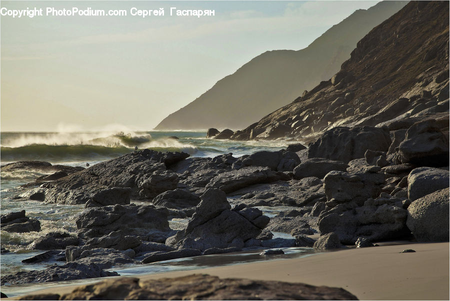 Promontory, Coast, Outdoors, Sea, Water, Arctic, Glacier