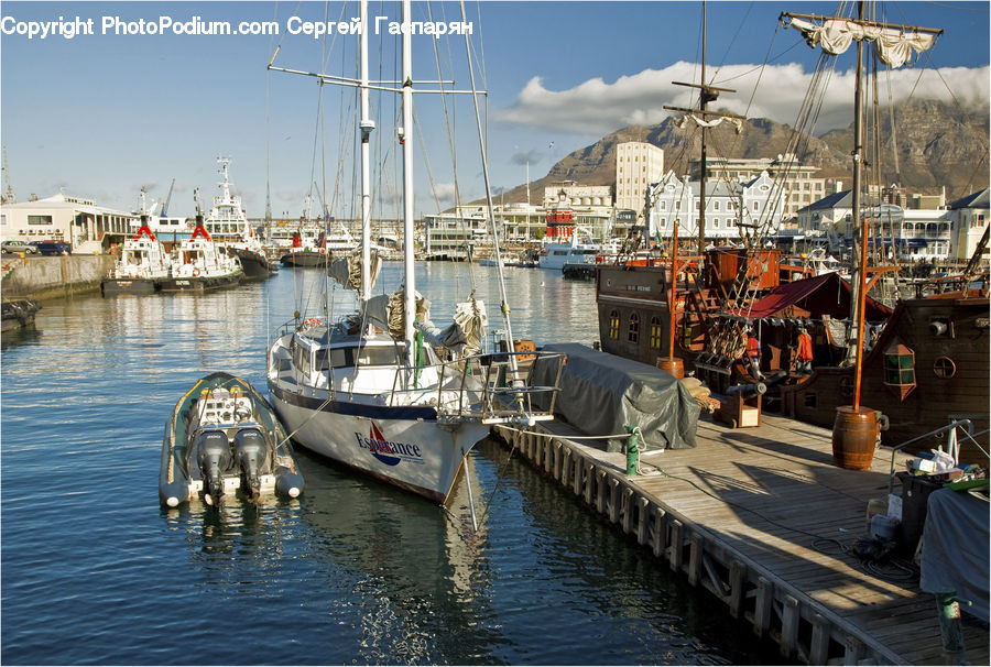 Dock, Port, Waterfront, Boat, Yacht, Cruise Ship, Ferry