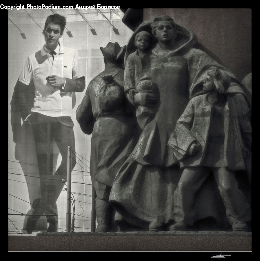 People, Person, Human, Art, Sculpture, Statue, Flyer