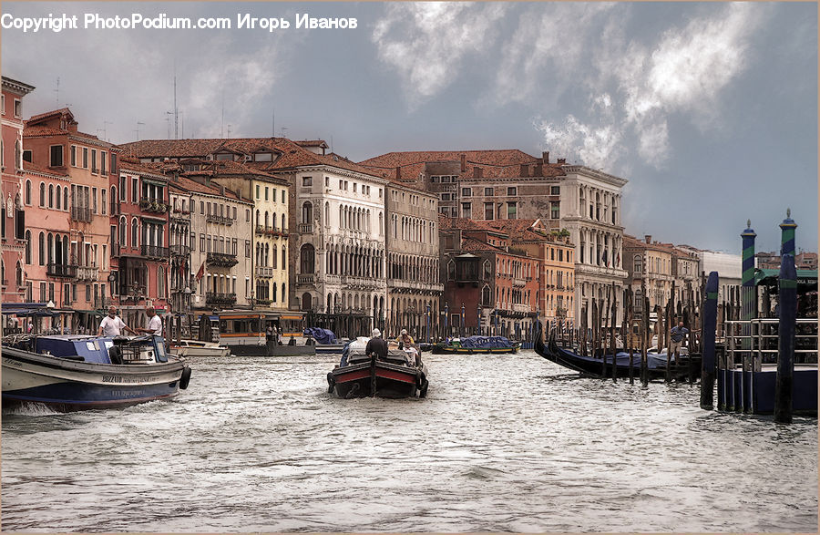 Canal, Outdoors, River, Water, Boat, Watercraft, Gondola