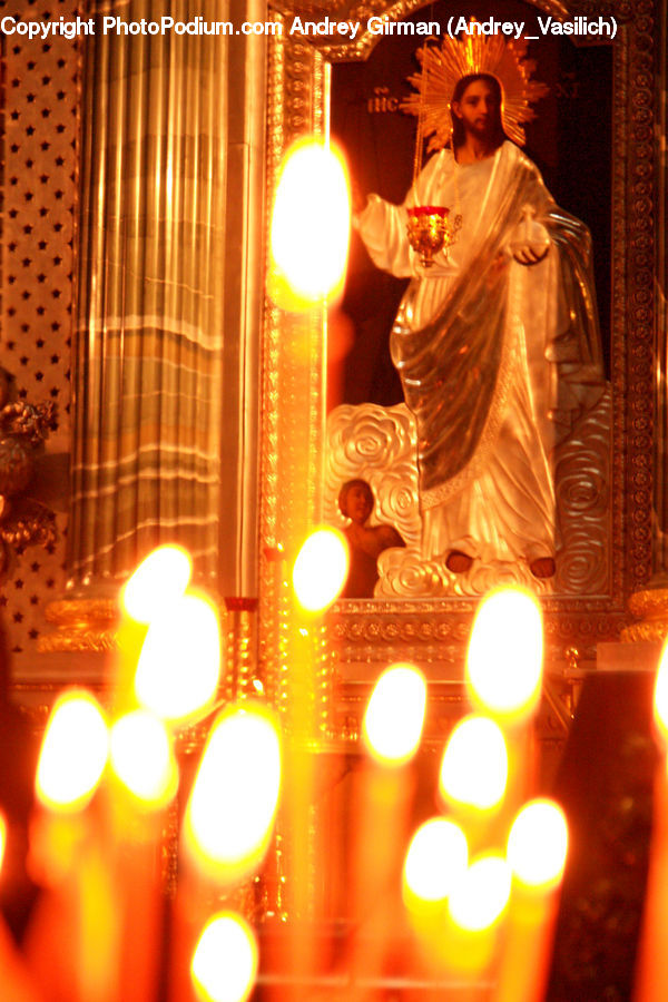 Lighting, Diwali, Buddha, Person, Shrine, Temple, Brochure