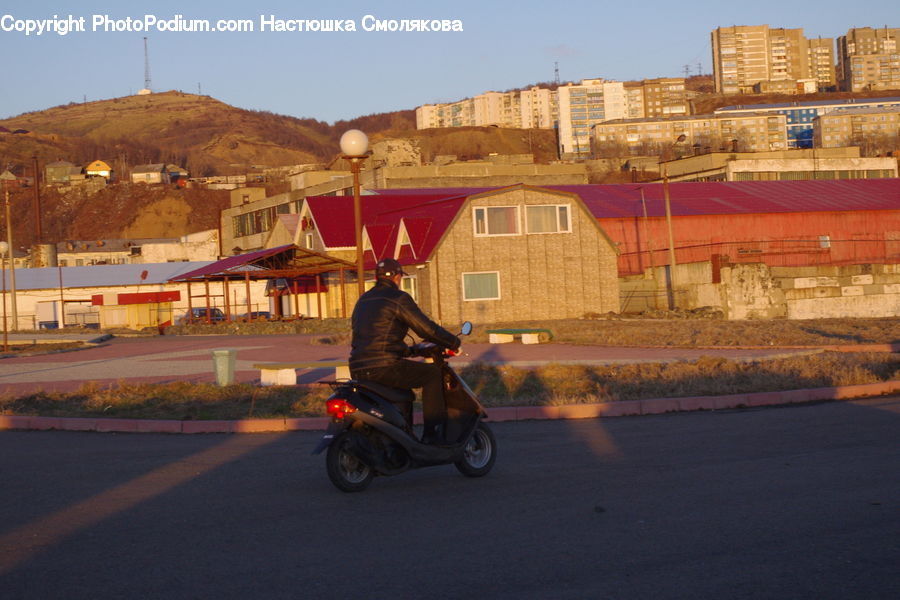 Motor, Motorcycle, Vehicle, Umbrella, Scooter, Bicycle, Bike