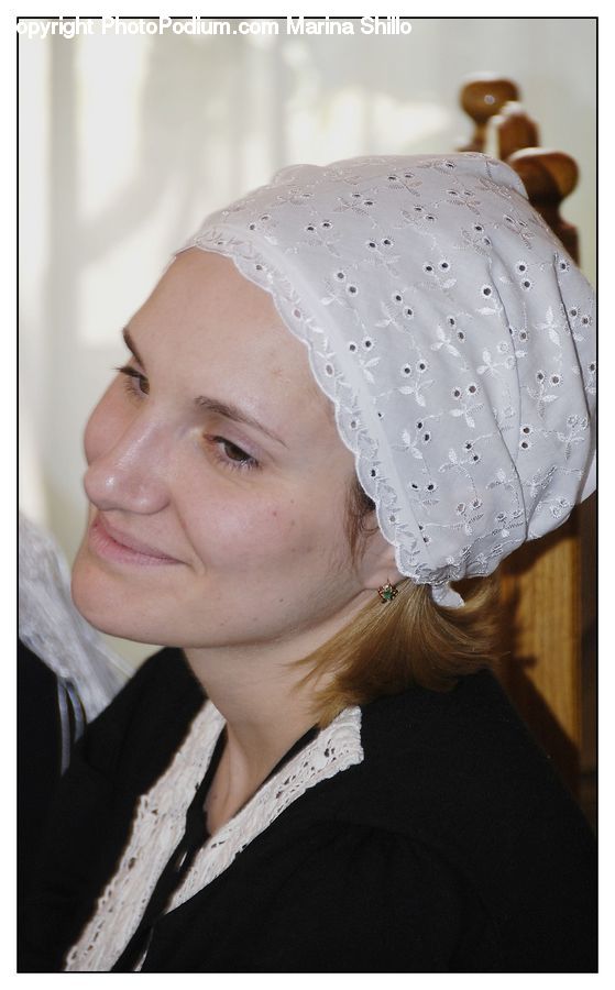 Human, People, Person, Bonnet, Hat, Face