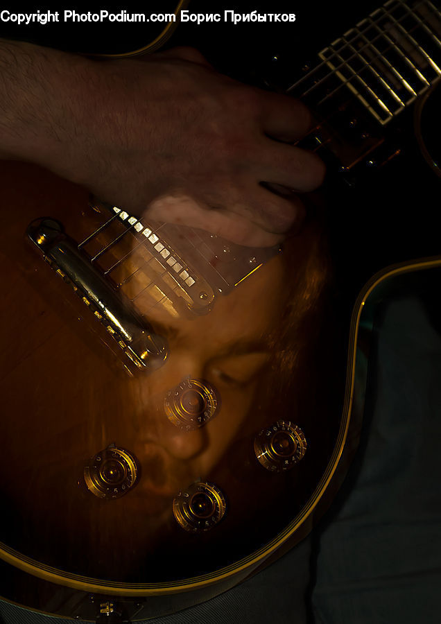 Electric Guitar, Guitar, Musical Instrument, Lighting