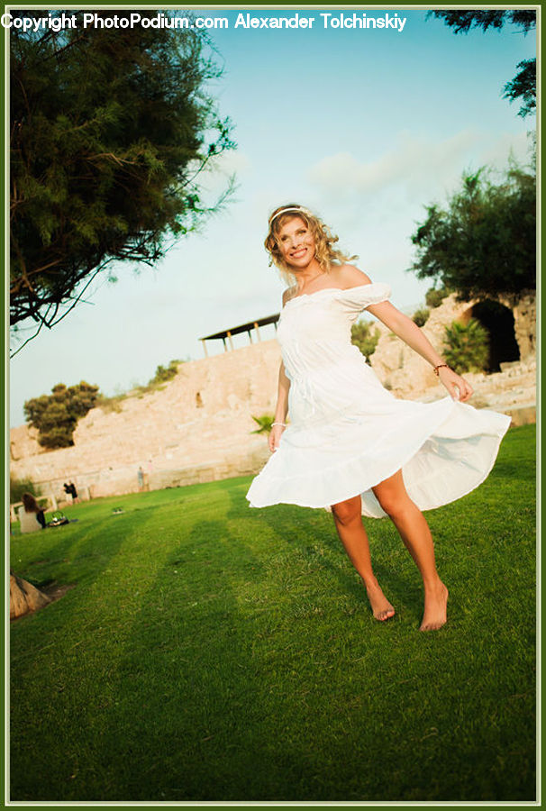 People, Person, Human, Plant, Potted Plant, Bridesmaid, Robe