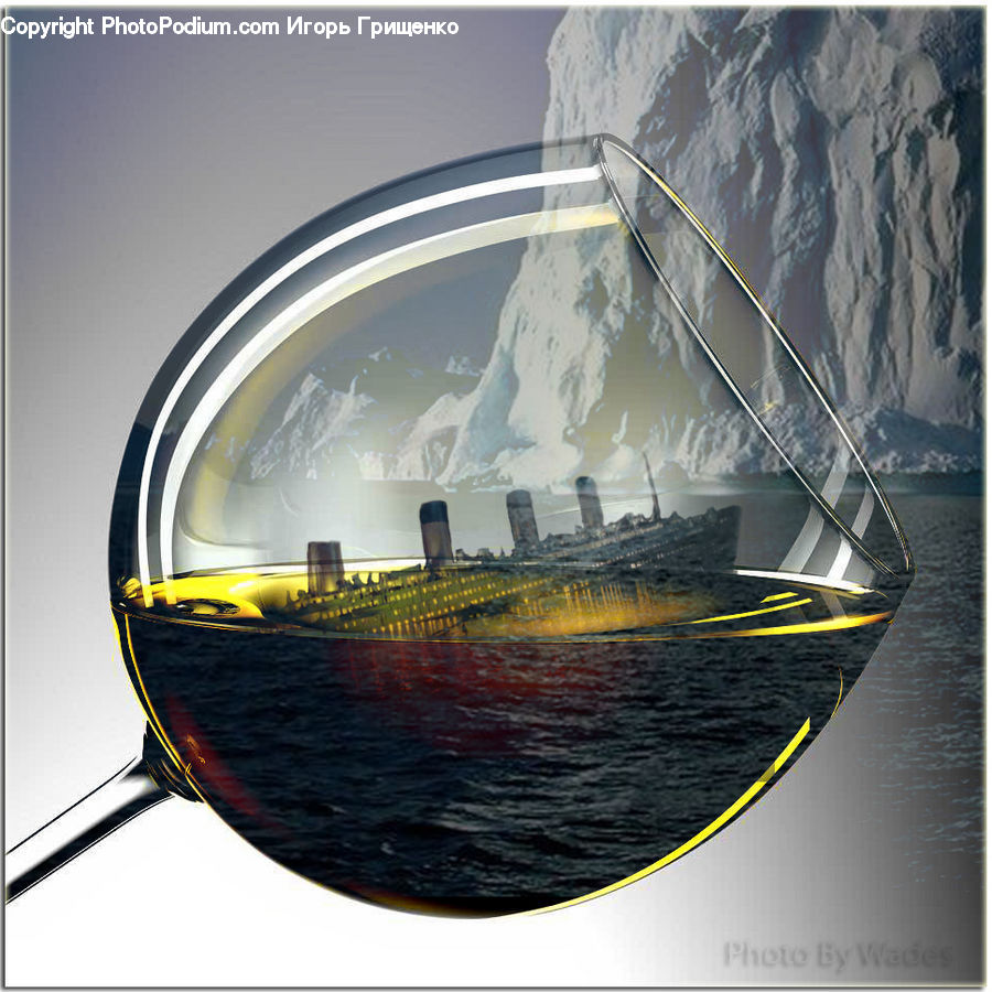 Alcohol, Beverage, Wine, Art, Modern Art, Bowl, Cruise Ship