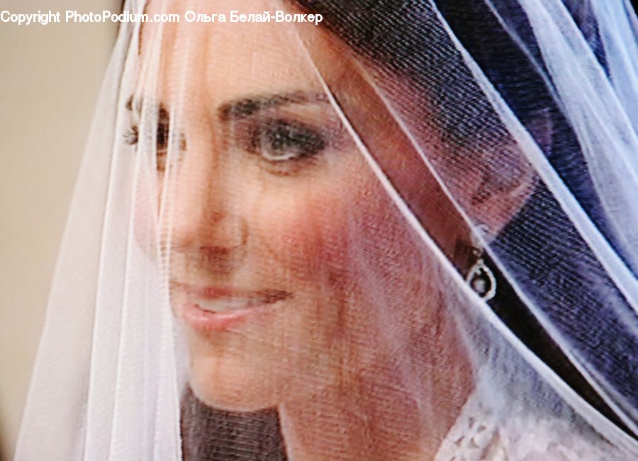 People, Person, Human, Veil, Dimples, Face, Smile