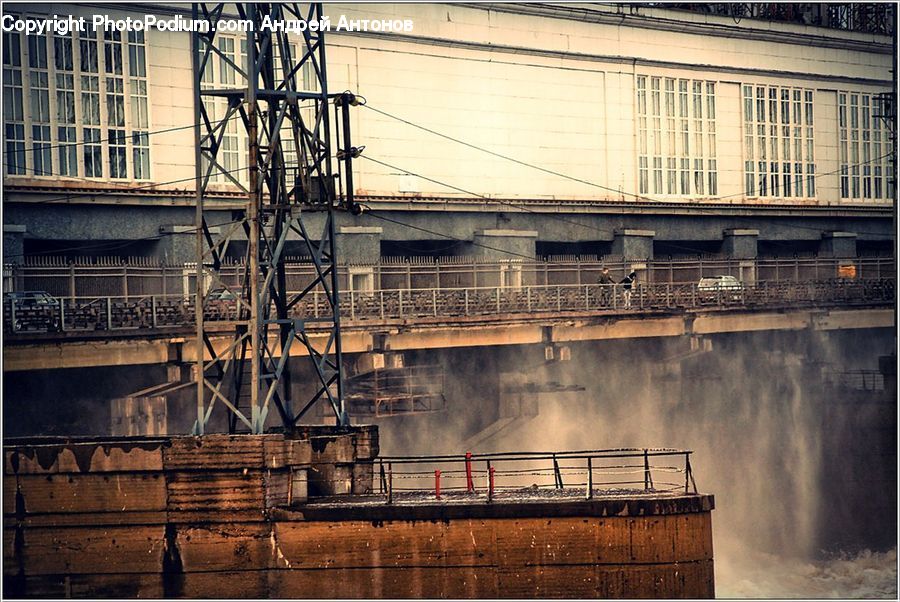 Construction, Scaffolding, Brick, Balcony, Building, Housing, Apartment Building