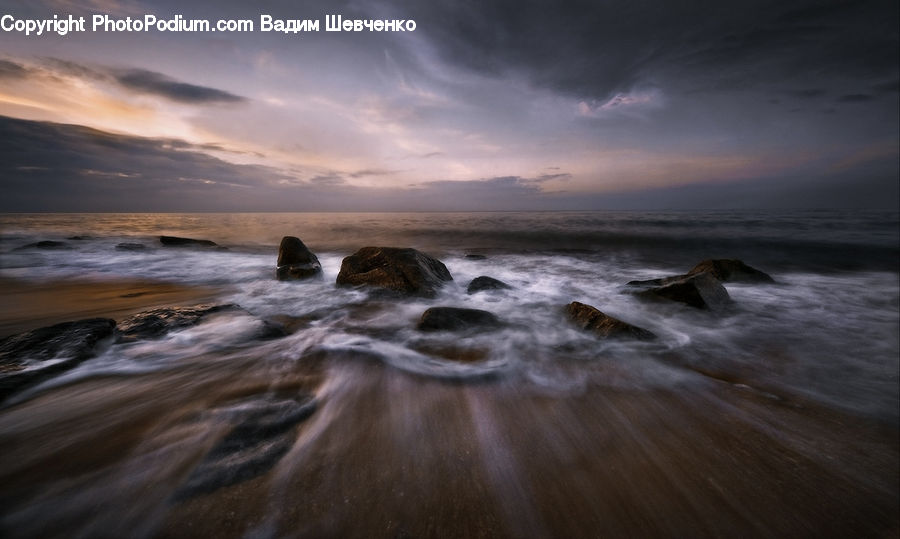 Outdoors, Sea, Sea Waves, Water, Ocean, Beach, Coast
