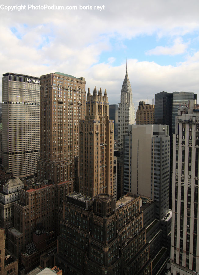 City, Downtown, Urban, Metropolis, Building, High Rise, Architecture