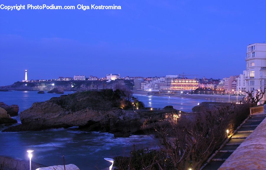 Coast, Outdoors, Sea, Water, Castle, Fort, City