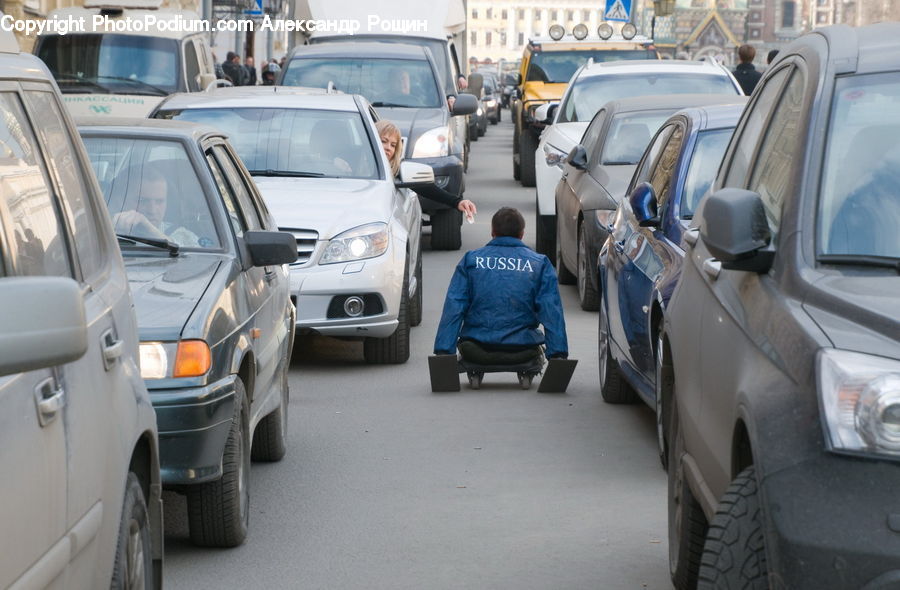 People, Person, Human, Automobile, Car, Vehicle, Parking