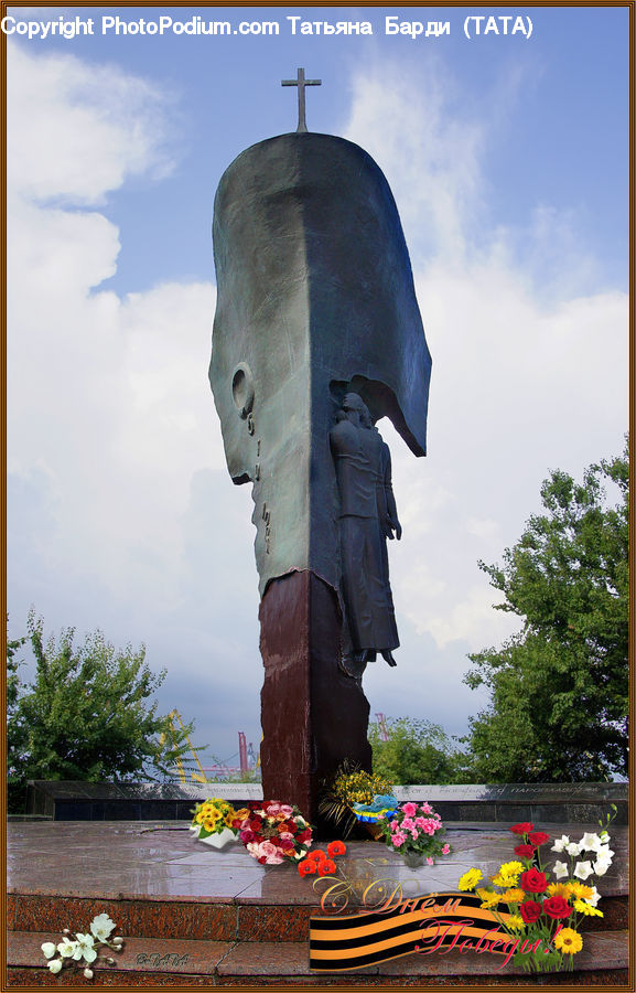 People, Person, Human, Plant, Potted Plant, Art, Sculpture